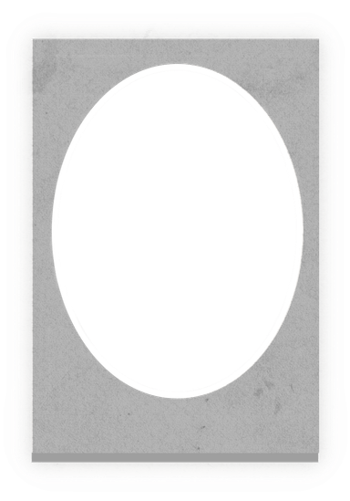 vintage memory circle (white text, dye bg)