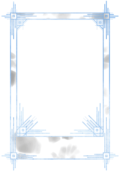 Art Deco frame (Water)