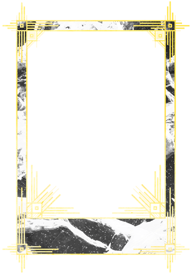 Art Deco frame (Ice)