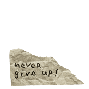blue pack - never give up !