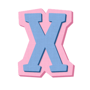 alphabet pack - X