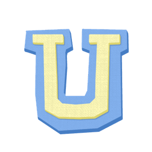 alphabet pack - U