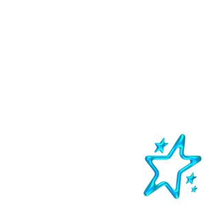 3D Blue Stars