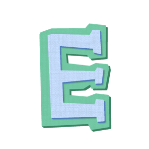 alphabet pack - E