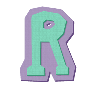 alphabet pack - R