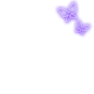 purple neon butterflies
