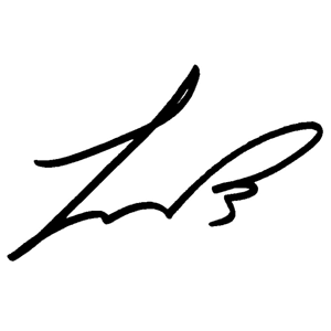 weki meki lua signature (black w/ white outline)