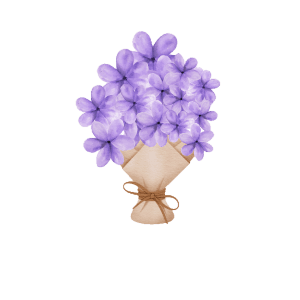 purple bouquet