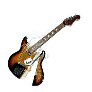 Broken guitar