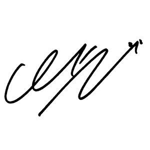 weki meki elly signature (black w/ white outline)