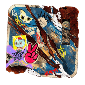 Trashed sign